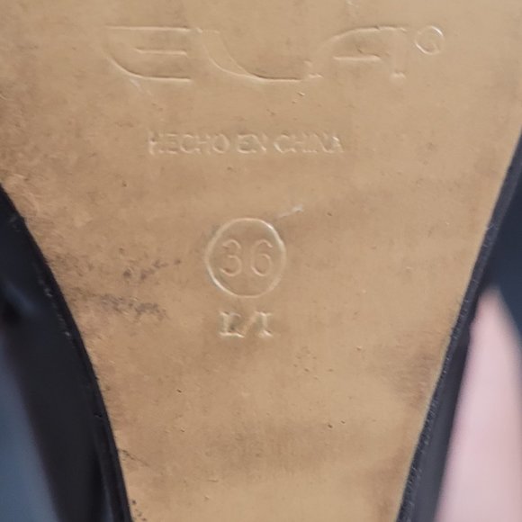 Ela Brown Leather Round Toe Lace Up Wedge Heels Ankle Boots Booties - Picture 5 of 7